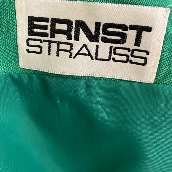 Vintage 70s green twill Jacobson’s cropped blazer size 10 work wear womens wear - Picture 8 of 10